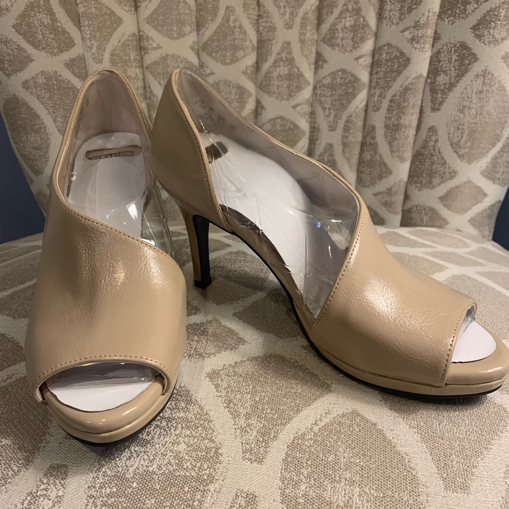Nude colored high heel Revolution shoes